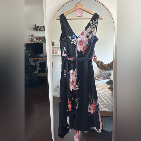 Ted Baker London Dresses Ted Baker Jamboree Midi Dress In Navy With